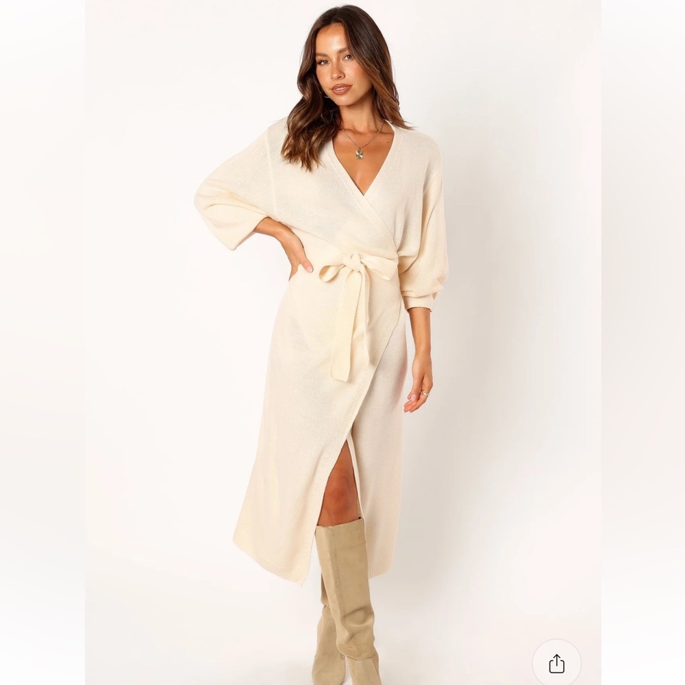 Petal & Pup Nova Wrap Knit Dress